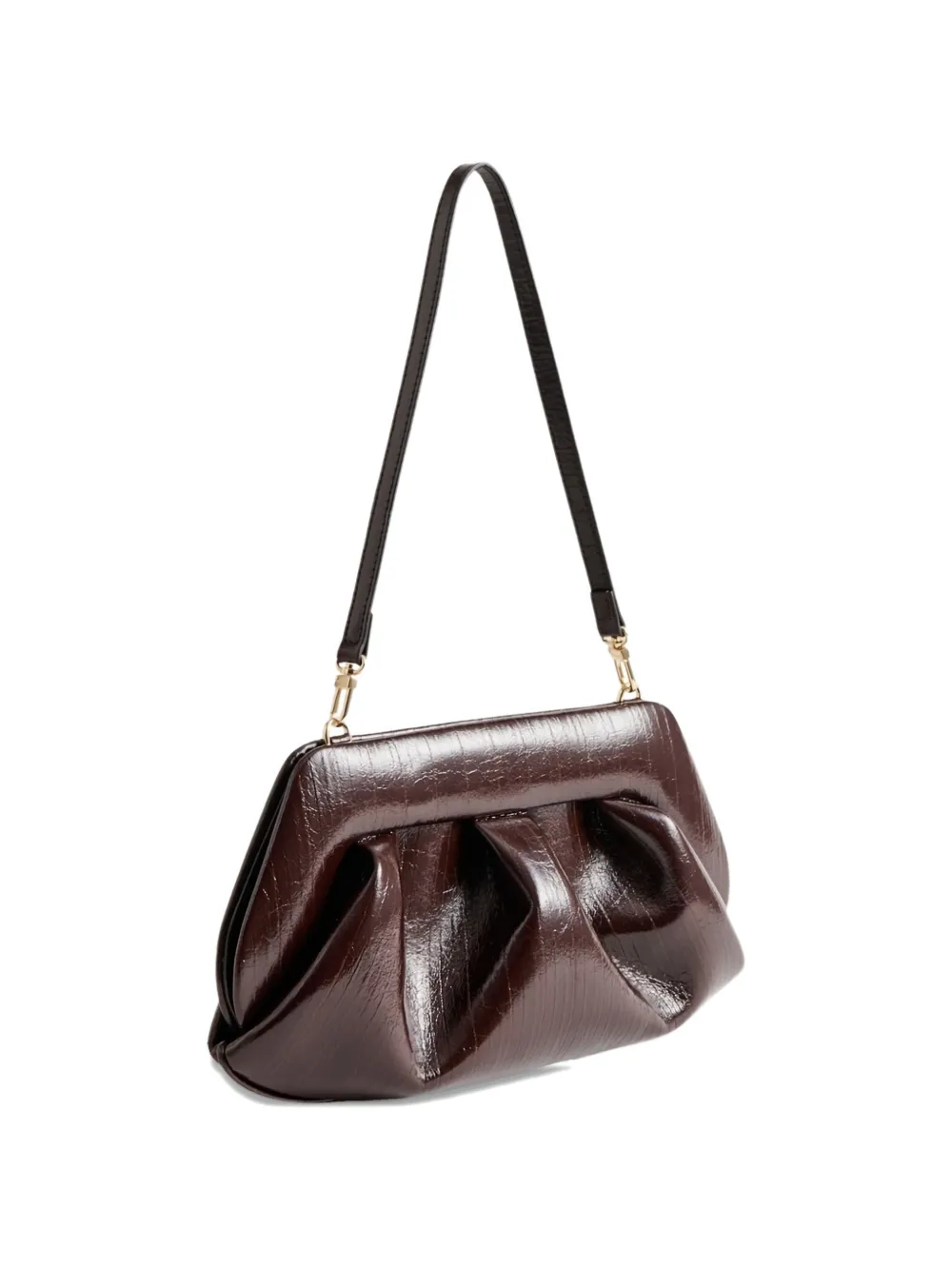 Themoir&egrave; Bios gathered shoulder bag - Bruin