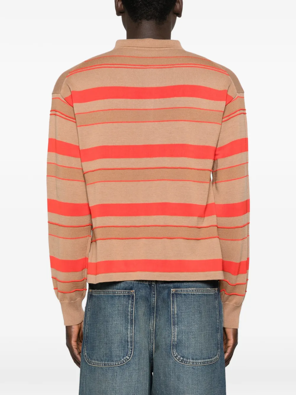 JW Anderson Gestreept poloshirt Beige