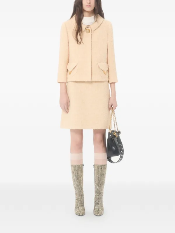 Valentino Garavani ジョーゼット トップ | ホワイト | FARFETCH JP