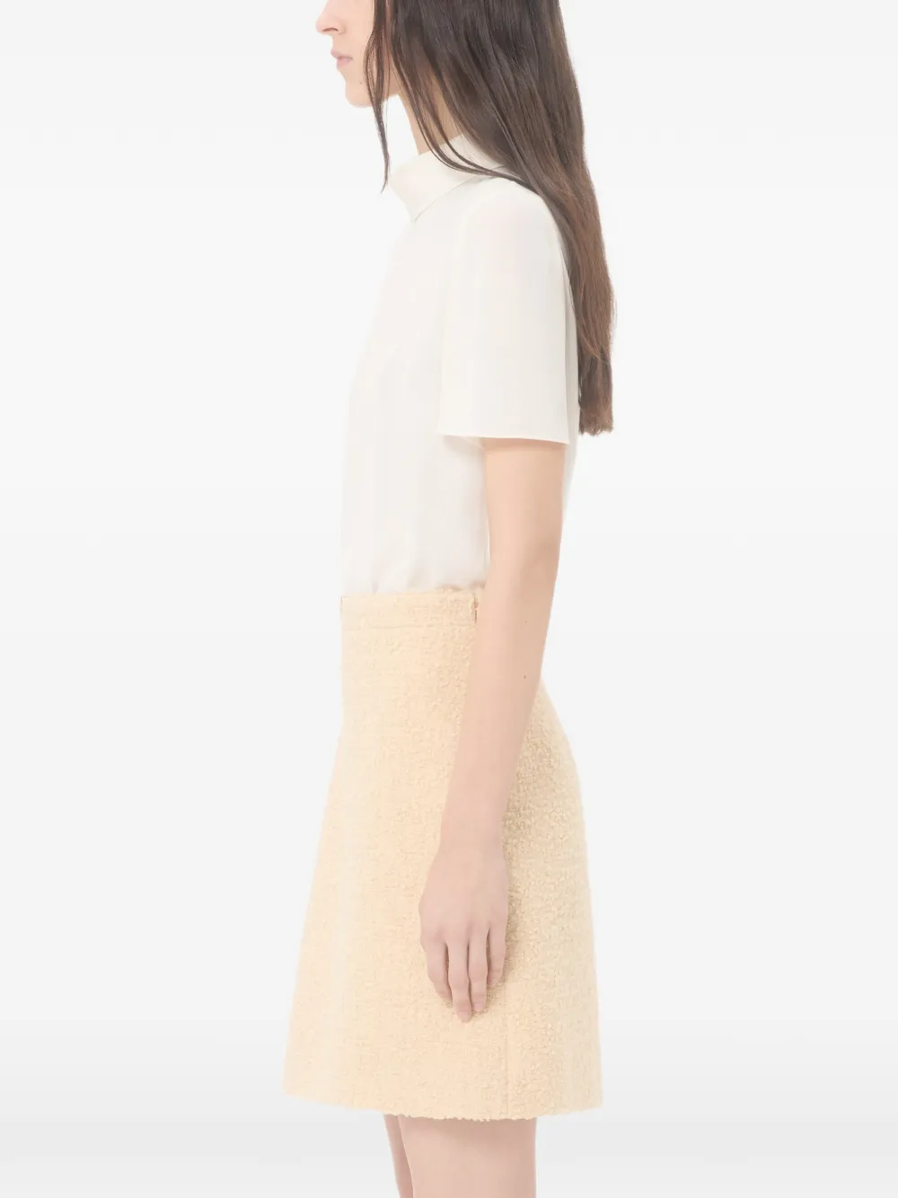 Valentino Garavani Georgette top Wit