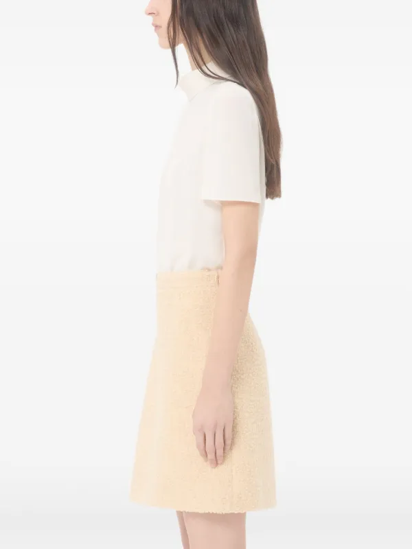 Valentino Garavani ジョーゼット トップ | ホワイト | FARFETCH JP