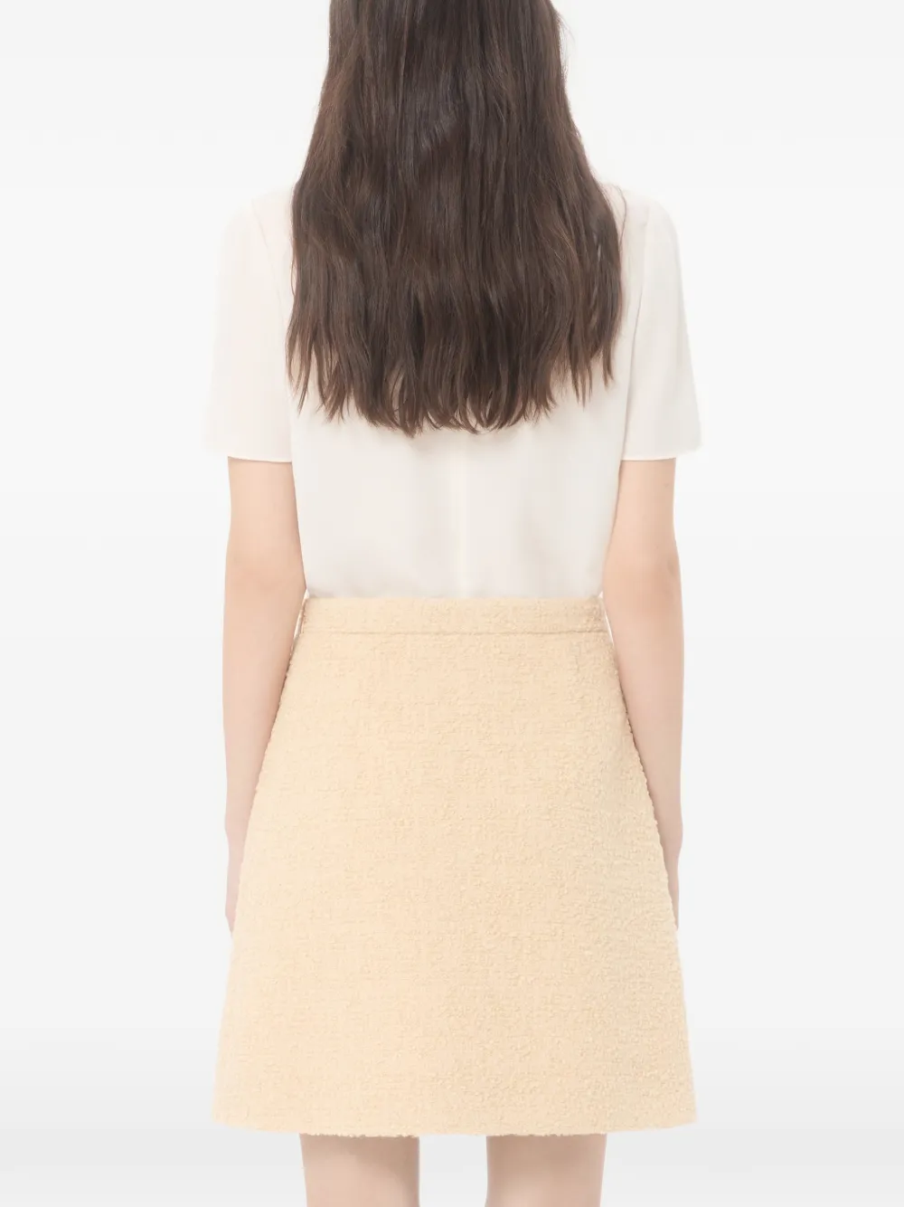Valentino Garavani Georgette top Wit