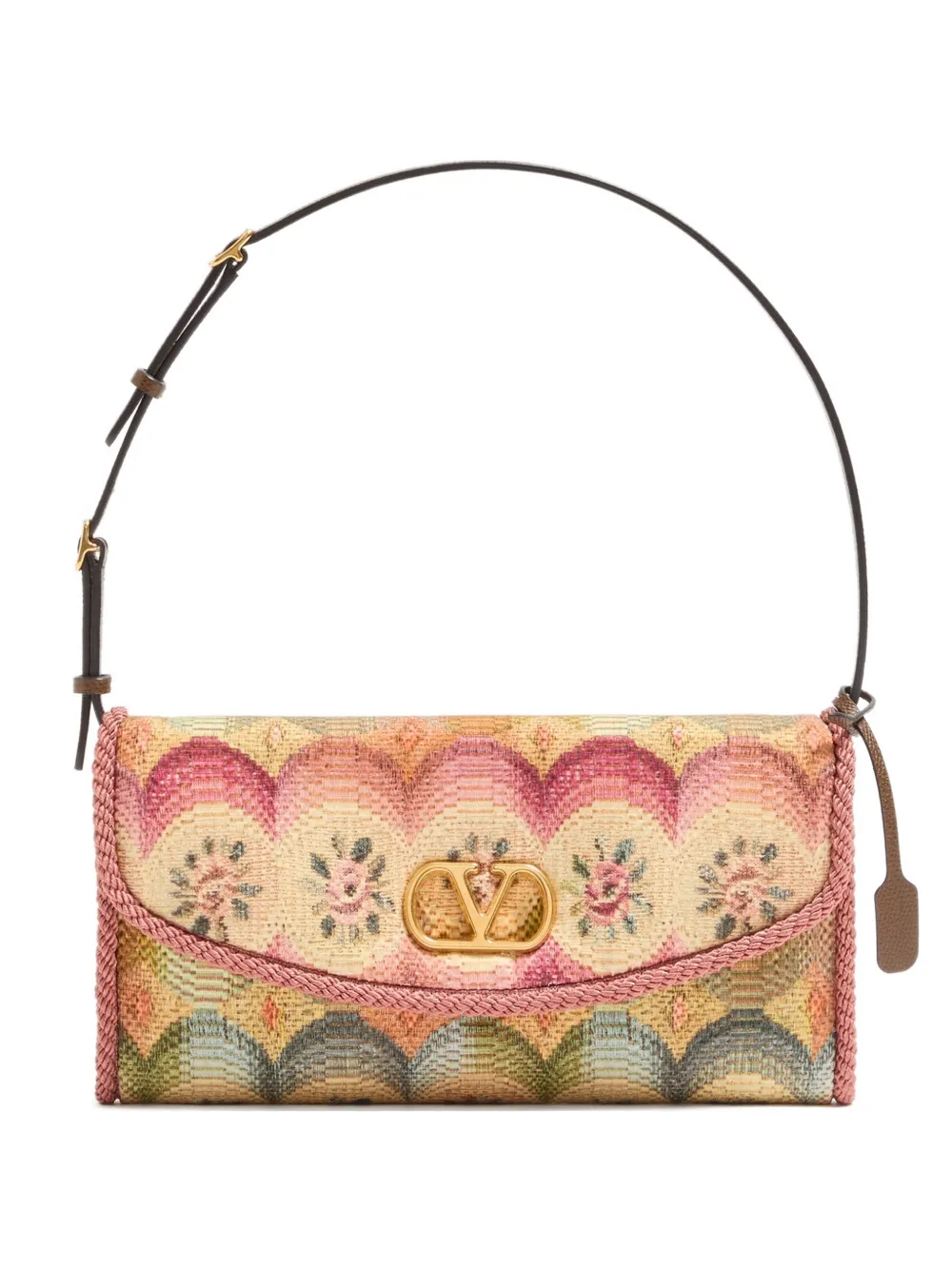 Valentino Garavani small DeVain Apres L'Hiver shoulder bag - Neutrals