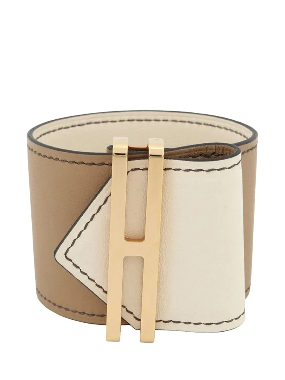Hermès Pre-Owned 2022 Swift Elan Cuff Bracelet T2 costume bracelet - Bianco