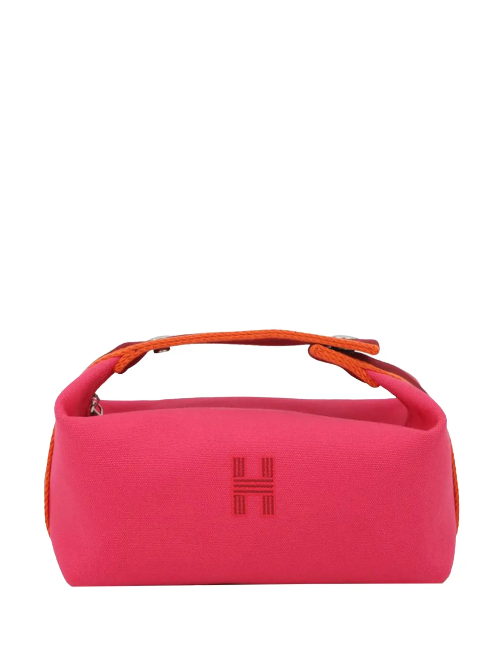 Hermès Pre-Owned 2021-2025 Small Canvas Bride A Brac Case vanity bag - Rosa
