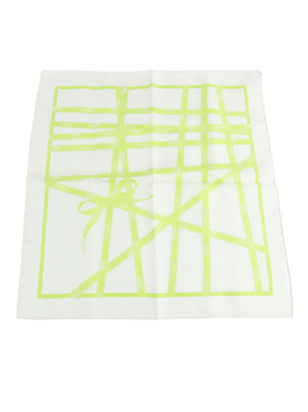 Hermès Pre-Owned 2015-2025 Bolduc Silk Scarf 45 scarves - Verde