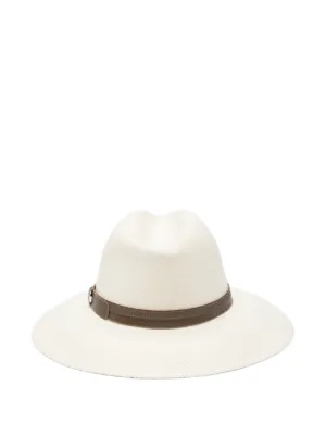 Brunello Cucinelli フェドーラハット | ニュートラル | FARFETCH JP
