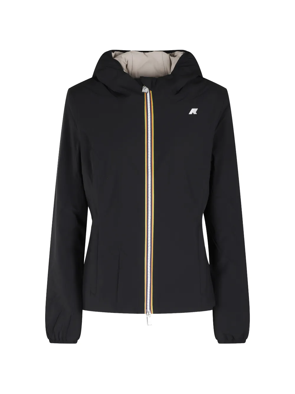 K-Way Giacca Lily con cappuccio - Nero