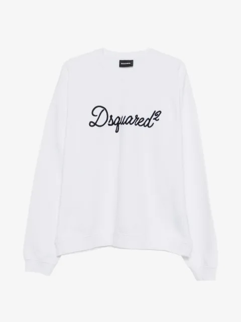 DSQUARED2 logo-embroidery sweatshirt