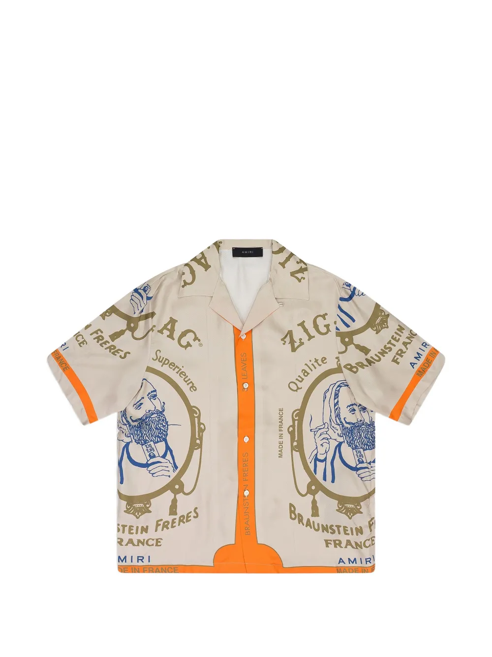 AMIRI Camicia con stampa grafica AMIRI x Zig-Zag - Toni neutri