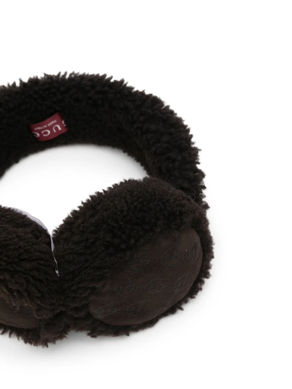  Gucci Logo-print Earmuffs - Brown 
