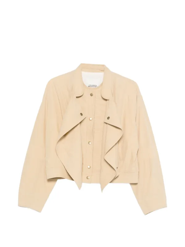 ISABEL MARANT アイボリー コットンテーラードジャケット 33344440_65595495_600.jpg
