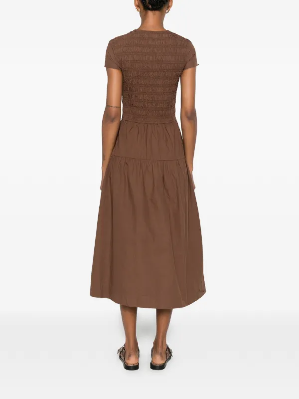 ebba embroidered dress Ebba Embroidered Dress - Teal Dusk - PL