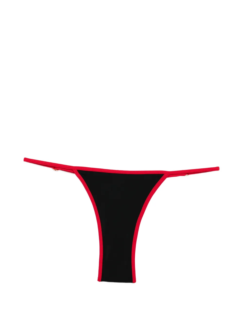 Leslie Amon Cerise bead-embellished bikini bottoms - Schwarz