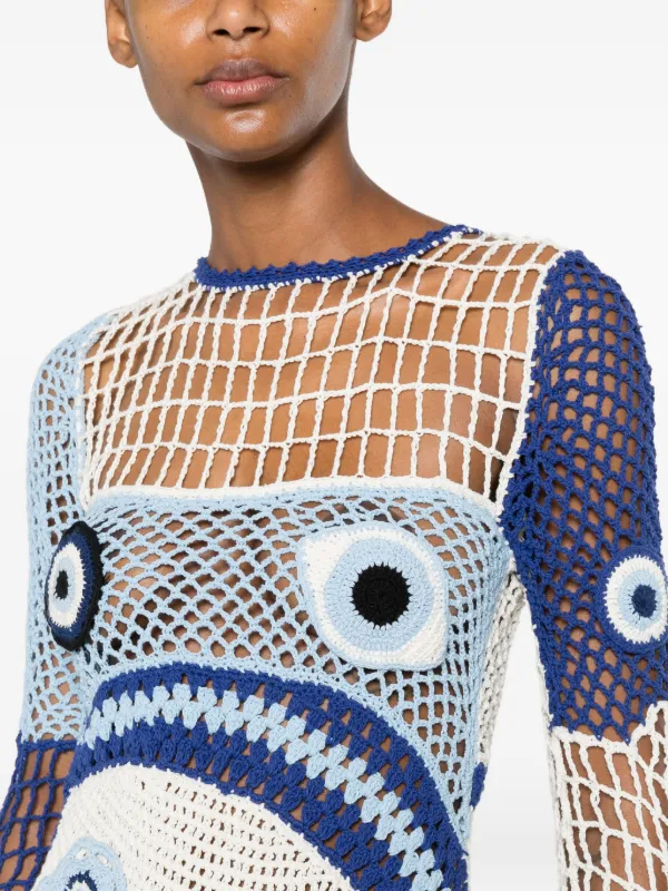 evil eye crochet dress Dream Evil Eye Crochet Dress