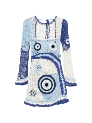 Leslie Amon Dream Dress - Evil Eye | Blue