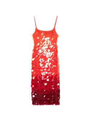 strapless open back dress Leslie Amon Roselle Hibiscus Mesh Embellished Maxi Dress
