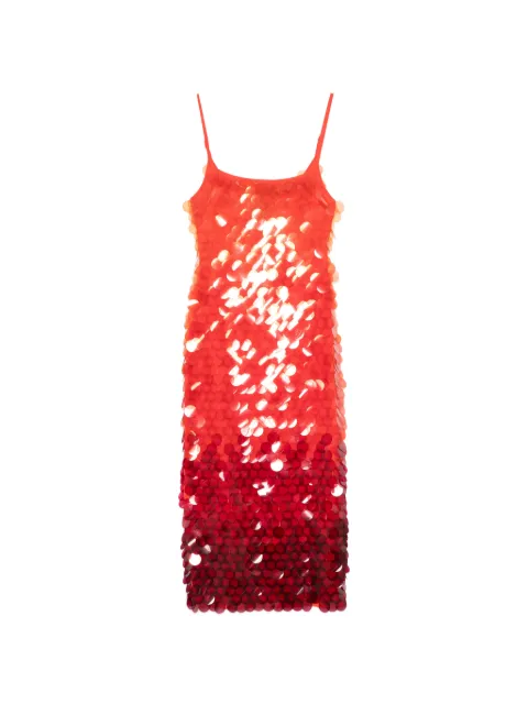 Leslie Amon Paloma sequin-embellishmentt midi dress