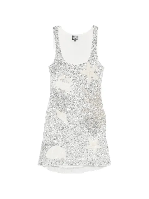 Leslie Amon Mermaid sequin-embellished mini dress