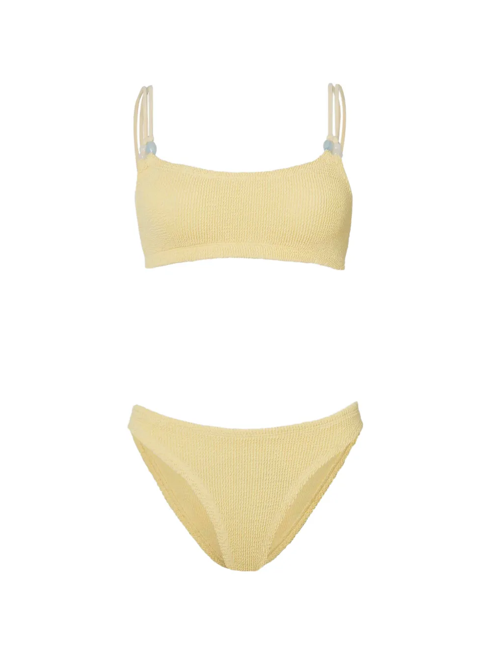 Hunza G Bikini Cassie con perline - Giallo