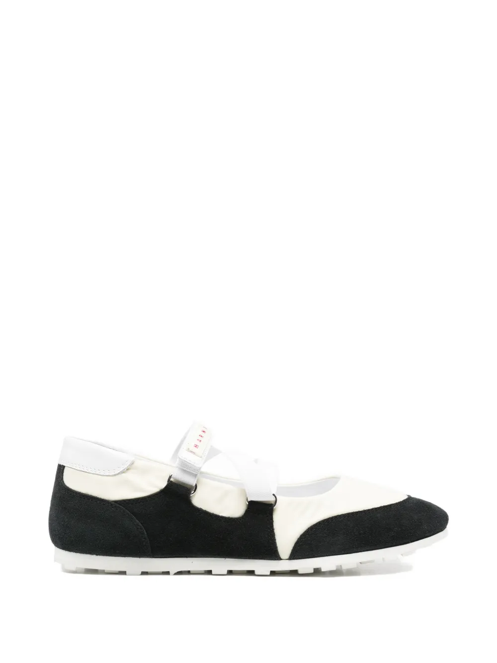 Marni round-toe ballet flats Zwart