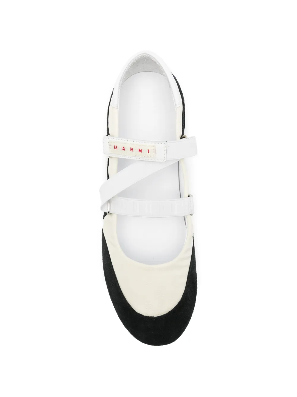 Marni round-toe ballet flats Zwart