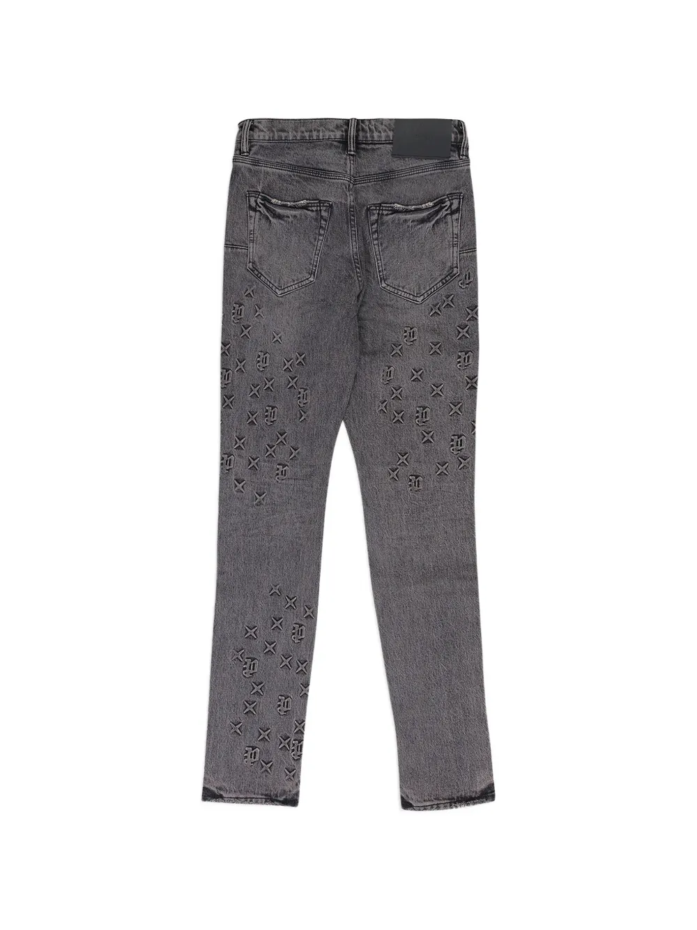 Purple Brand P001 jeans met reliëf Grijs