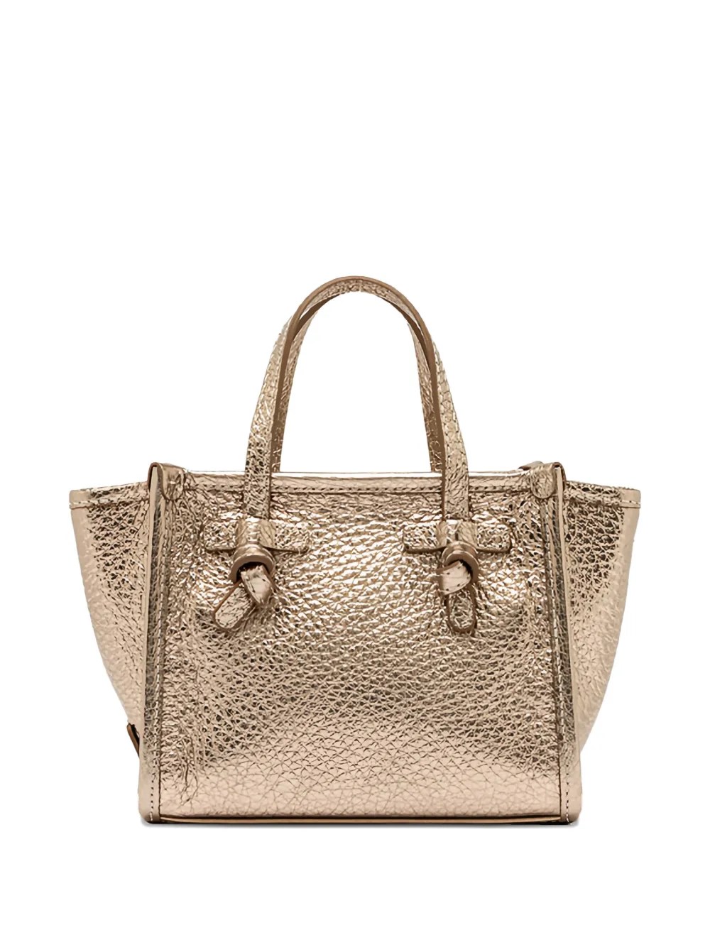 GIANNI CHIARINI Miss Marcela knotted-handle tote bag - Oro
