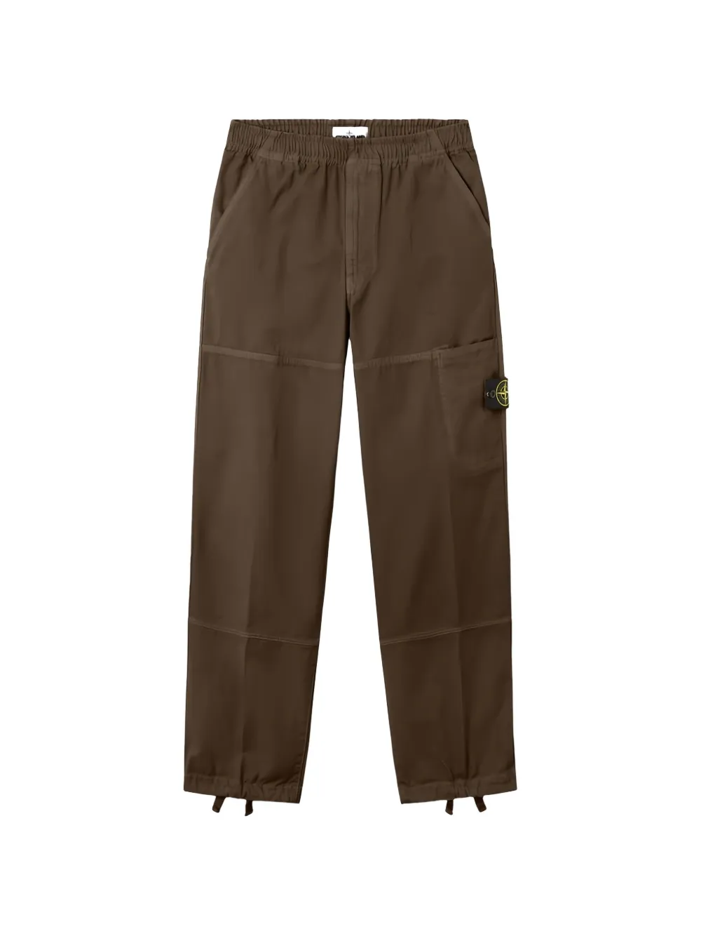 Stone Island panelled drawstring-cuff trousers - Braun