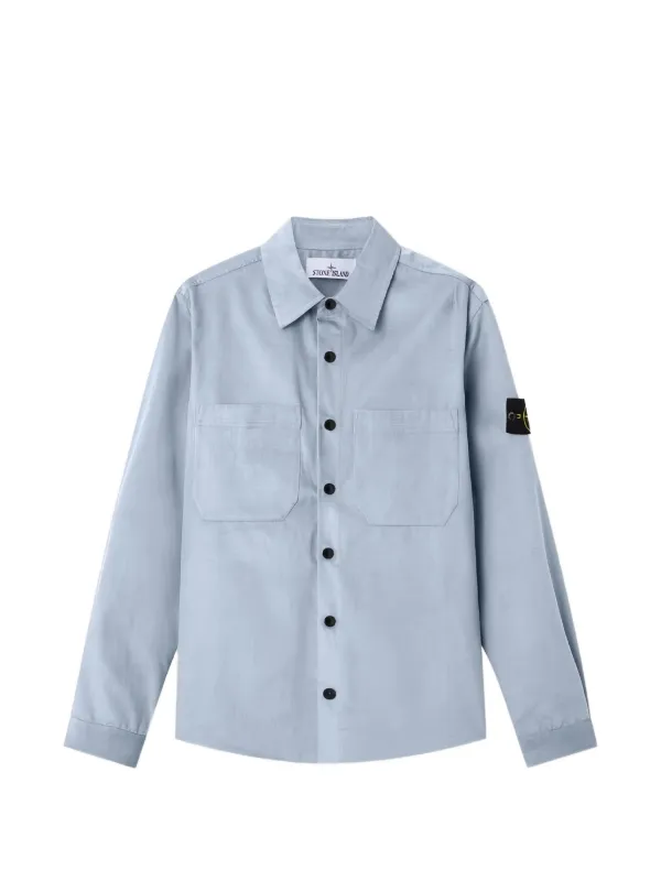 Stone Island マイクロコーデュロイ シャツ | ブルー | FARFETCH JP