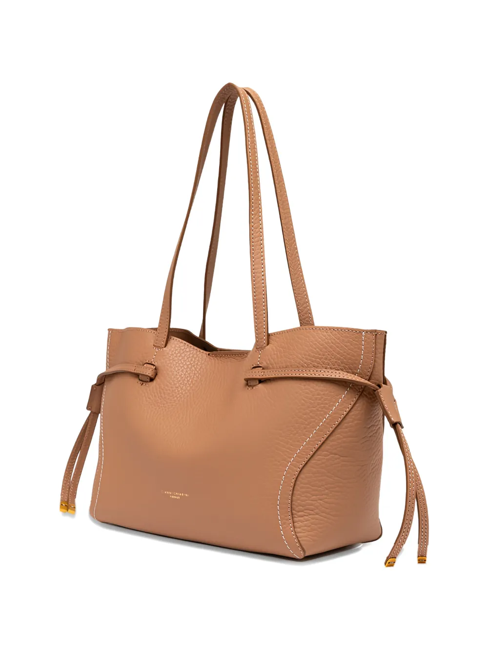 GIANNI CHIARINI Shopper met trekkoord en open bovenkant Beige