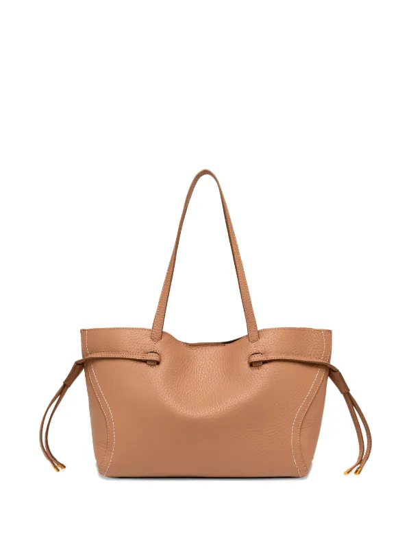 GIANNI CHIARINI side-drawstring open-top Tote Bag | Neutrals