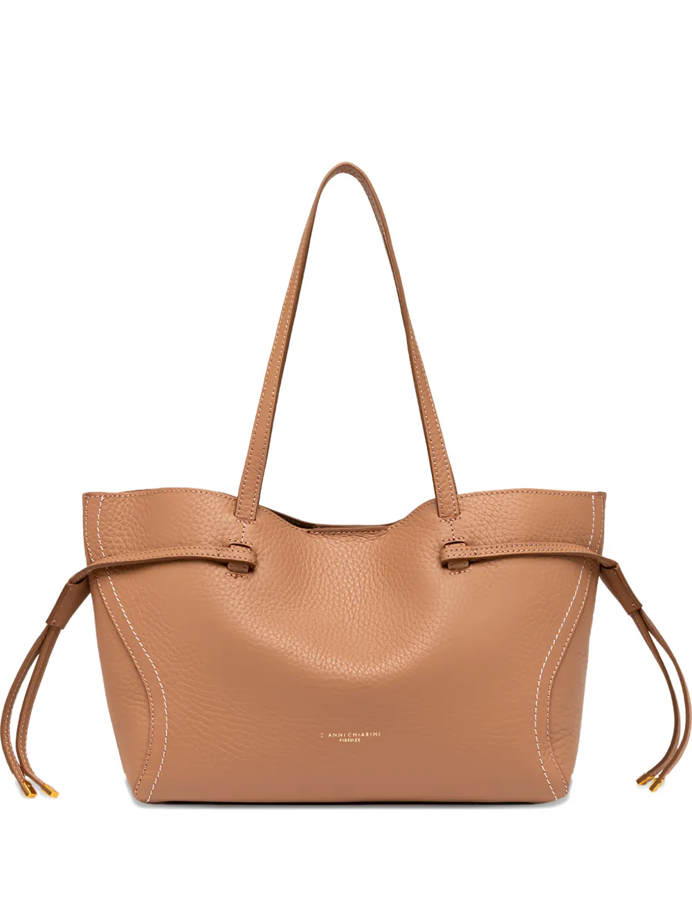 GIANNI CHIARINI side-drawstring open-top tote bag - Toni neutri