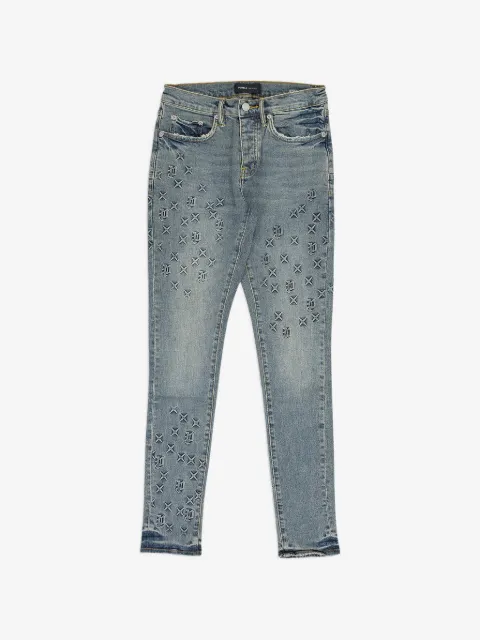 Purple Brand jeans con parche del logo