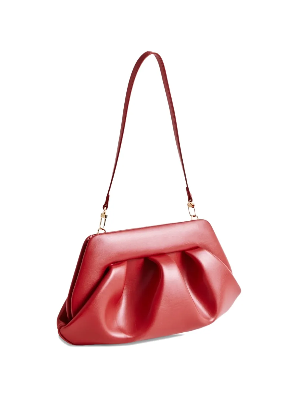 Themoir&egrave; Bios ruched shoulder bag - Rood