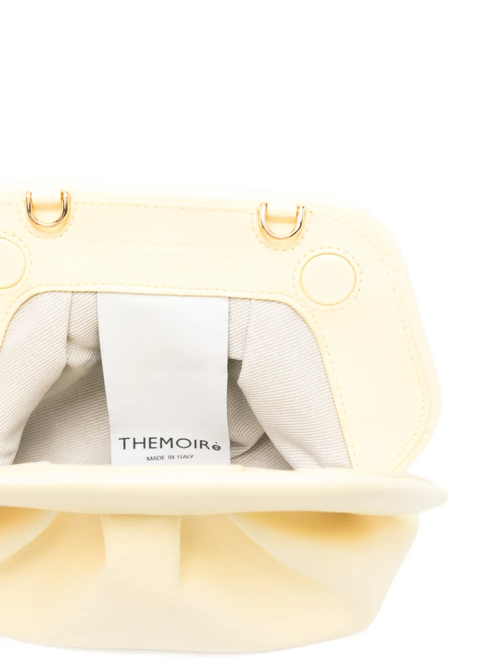 Themoirè Bios kleine clutch Geel
