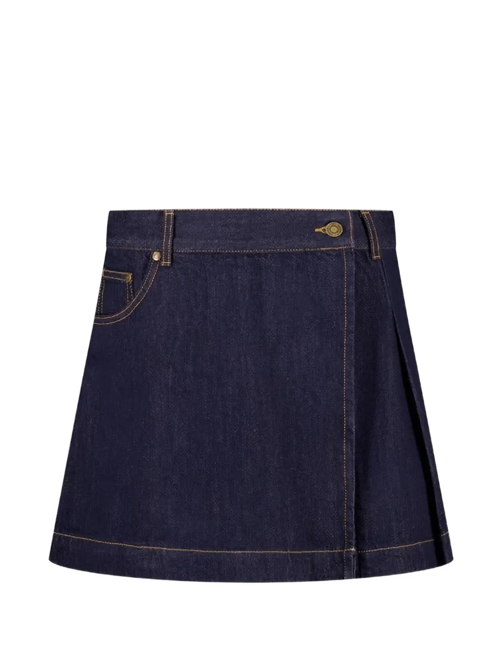 House of Sunny Pleat mini skirt - Blu