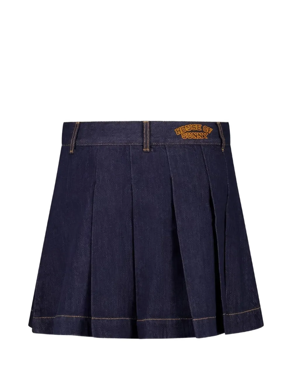 House of Sunny Pleat mini skirt - Blauw
