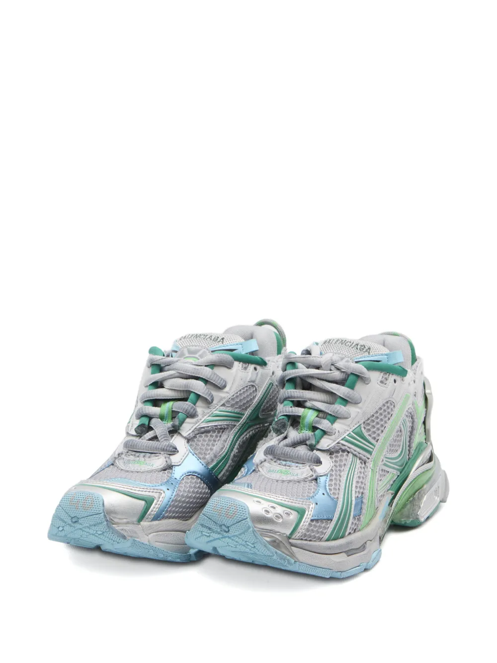 Balenciaga Runner printed logo sneakers Grijs