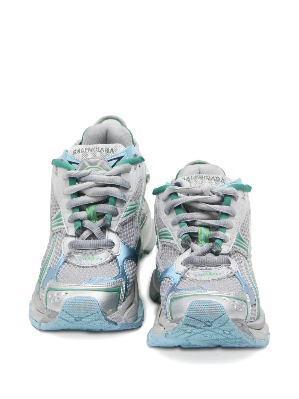 Balenciaga Runner printed logo sneakers Grijs