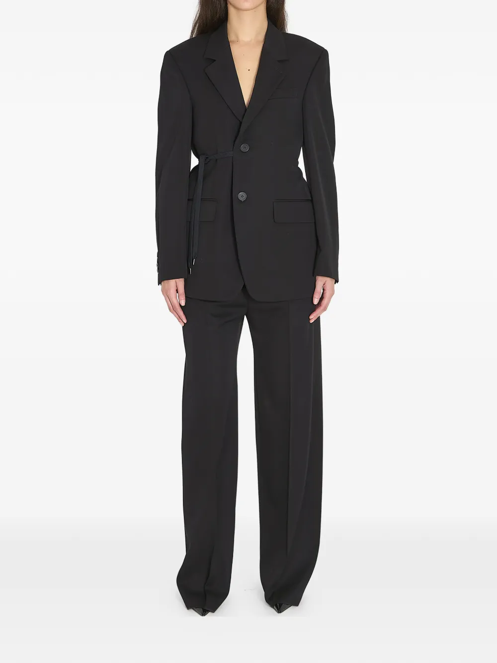  Balenciaga Wrap Jacket - Black 