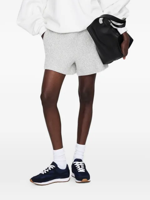 ANINE BING Kam framed monogram shorts