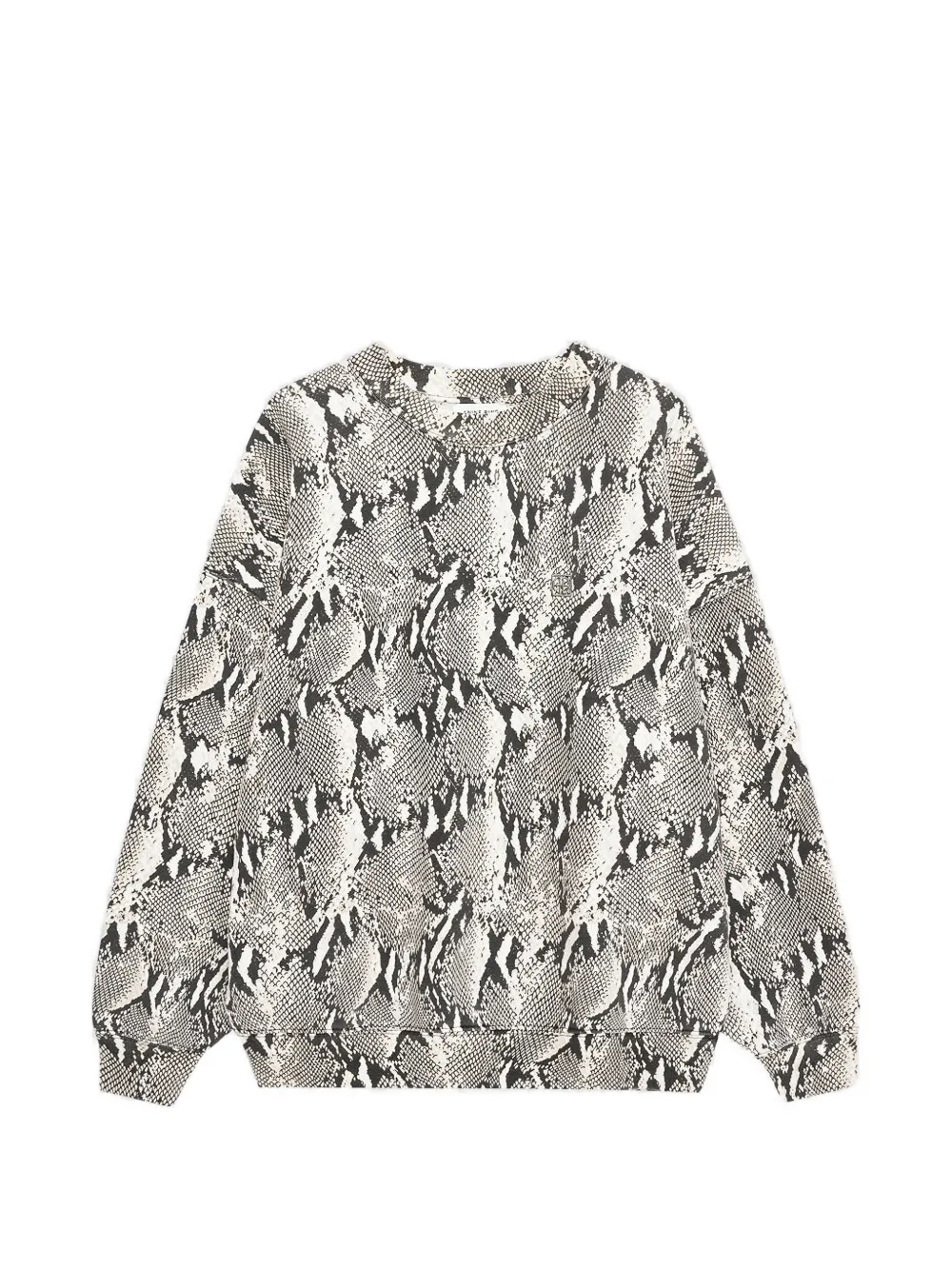 ANINE BING Sweatshirt aus Pythonleder - Nude