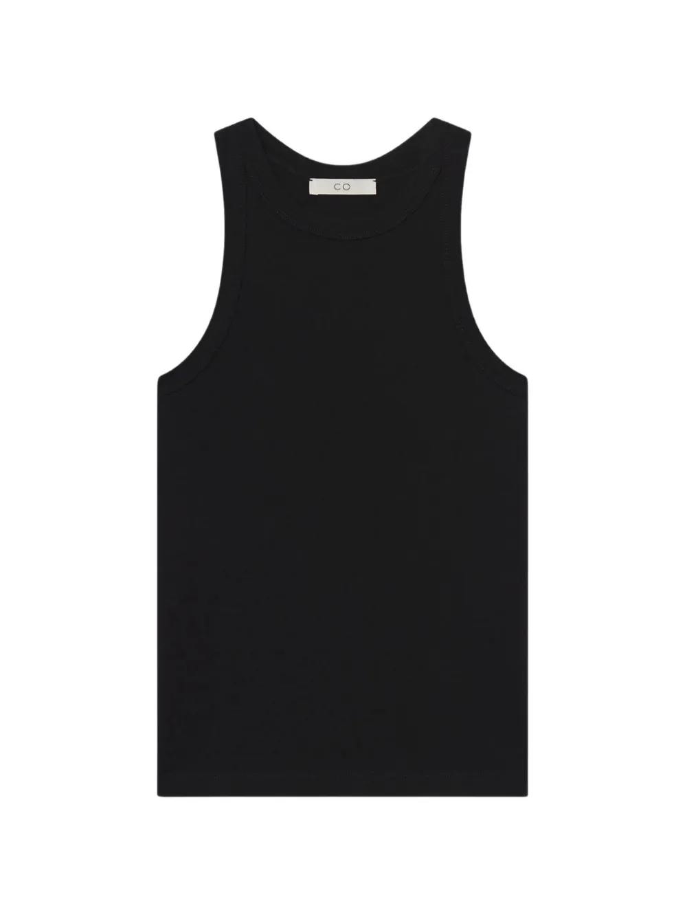 CO COLLECTION ribbed tank top - Nero