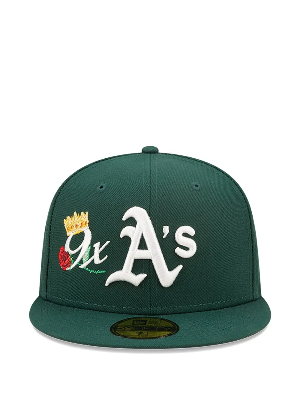 NEW ERA CAP 59Fifty MLB Oakland Athletics Crown 9X Champs baseball cap - Verde