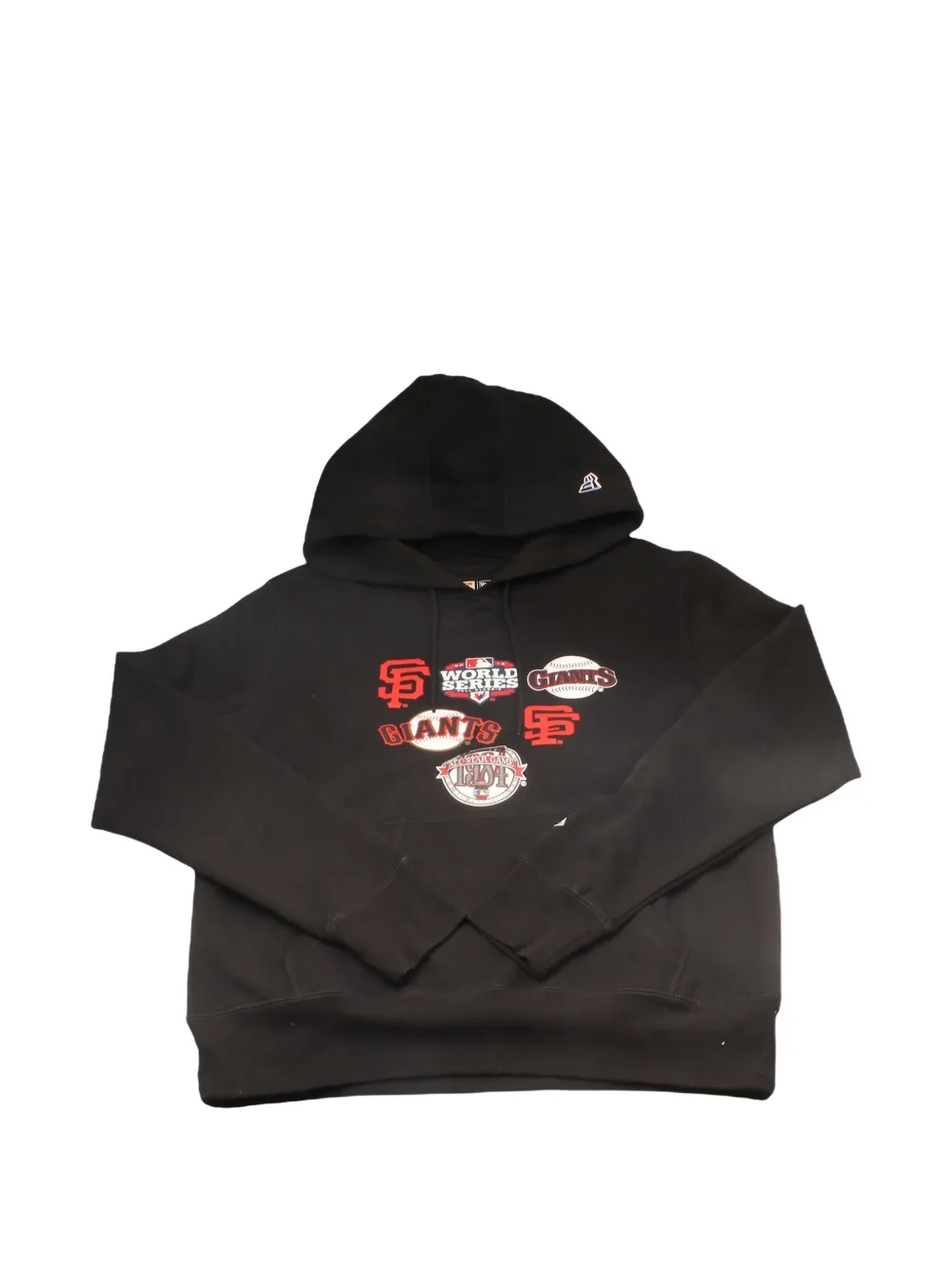 NEW ERA CAP Felpa con cappuccio MLB San Francisco Giants Patch Pride - Nero