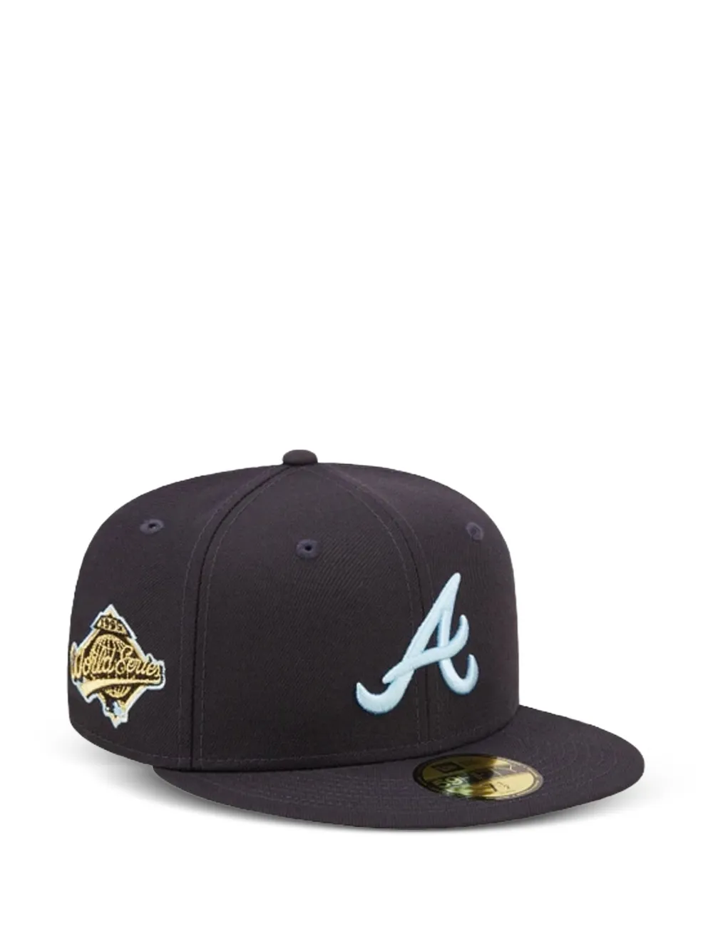 NEW ERA CAP MLB Atlanta Braves Cloud Under 59Fifty getailleerde pet Blauw
