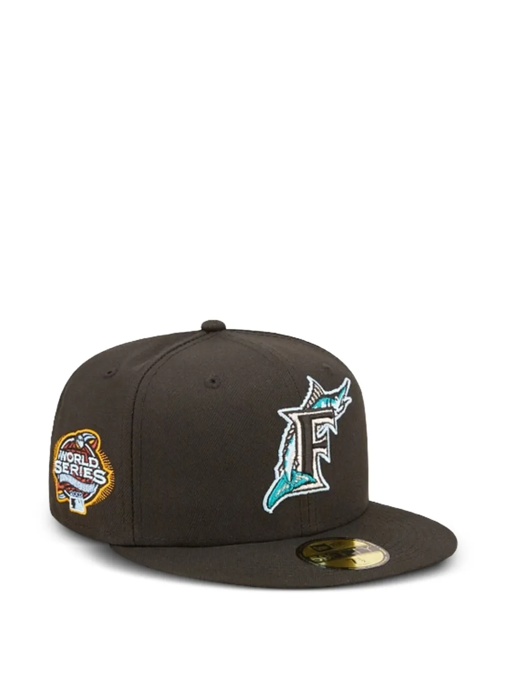 NEW ERA CAP 59Fifty MLB Florida Marlins Cloud Under pet Zwart