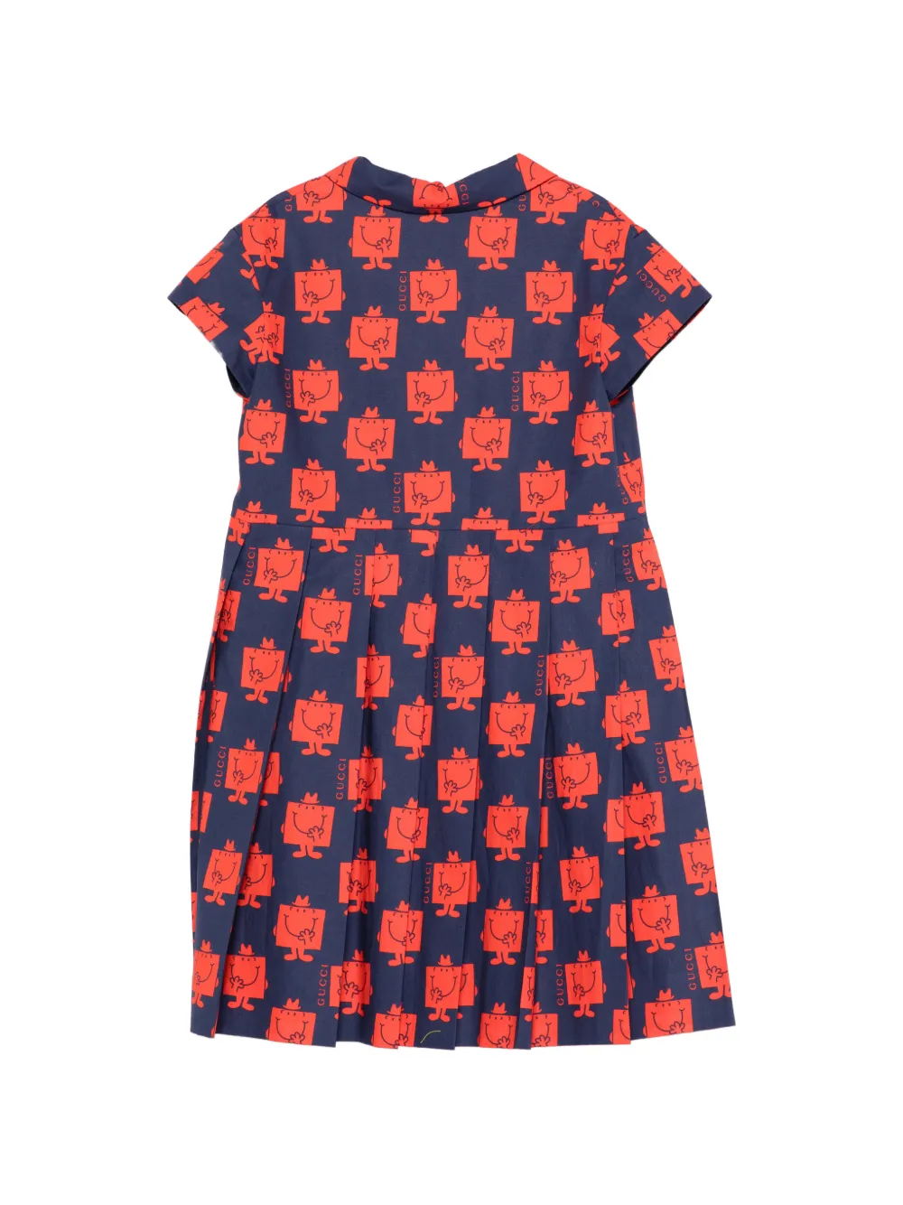  Gucci Kids Printed Dress - Blue 