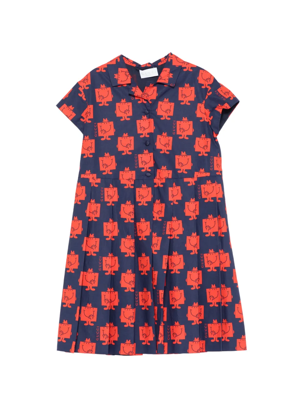 Gucci Kids printed dress - Blau